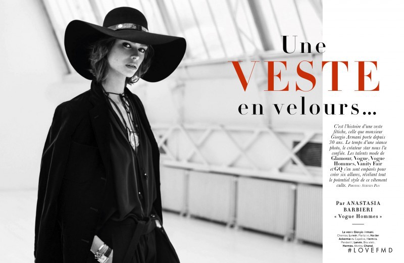 Birgit Kos featured in Une veste en velours..., January 2016