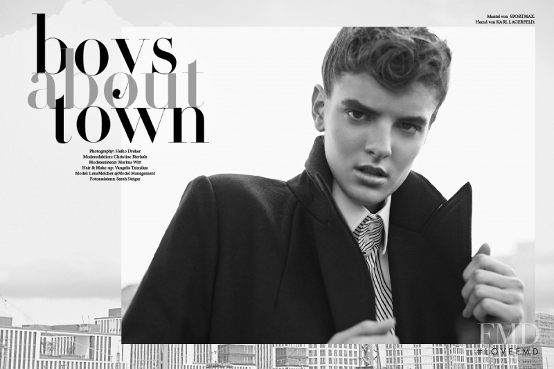 Carmen Ceclan featured in Boys about town, September 2014