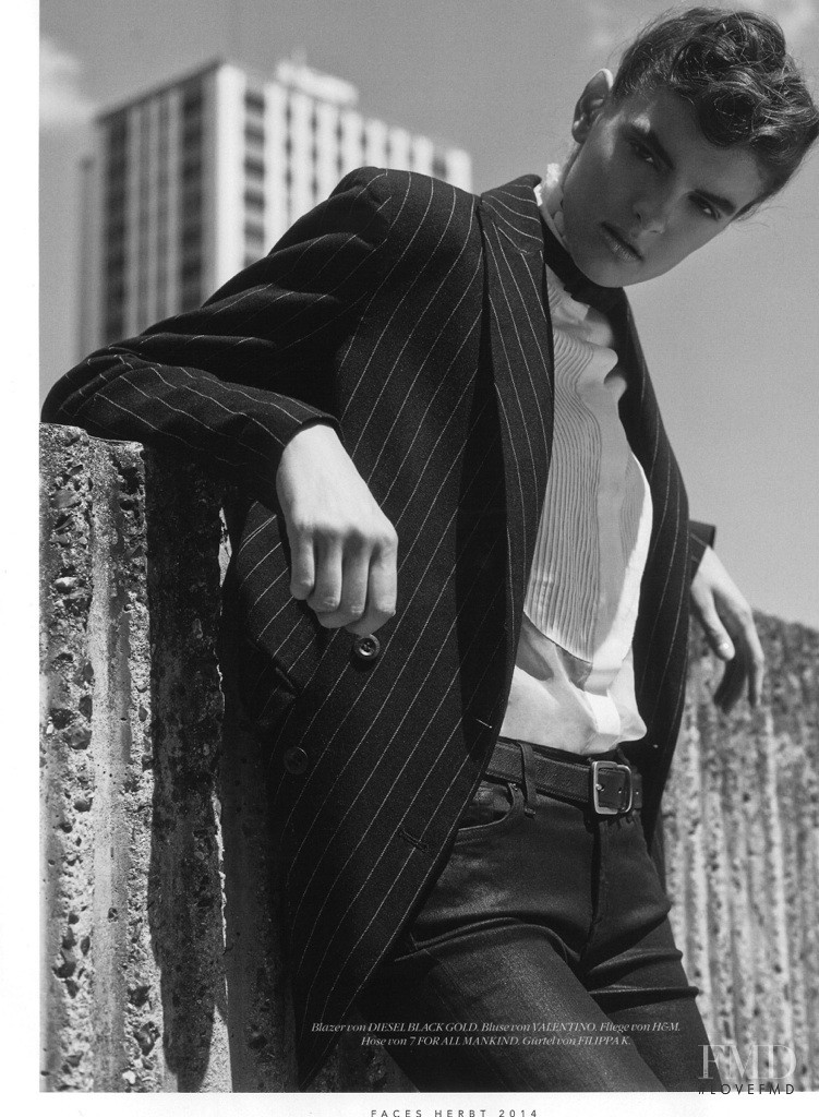 Carmen Ceclan featured in Boys about town, September 2014