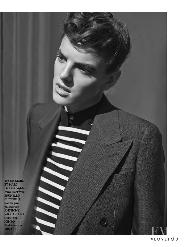 Carmen Ceclan featured in Boys about town, September 2014