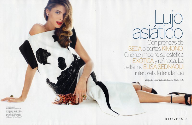 Elisa Sednaoui featured in Lujo Asiático, June 2011