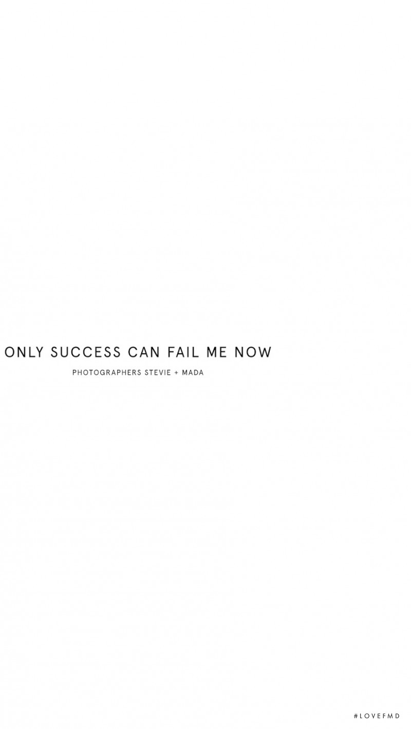 Only Success Can Fail Me Now, December 2015