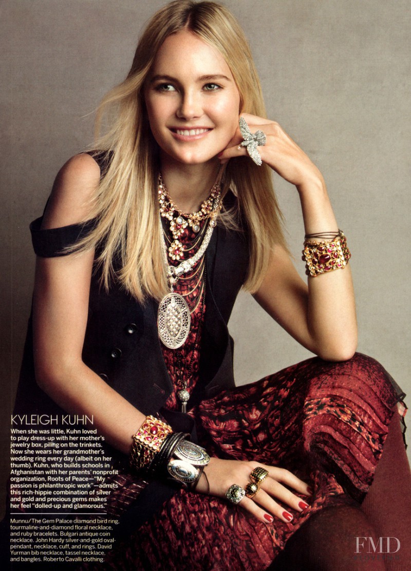 Kyleigh Kuhn featured in Sparkling Personalities, October 2011