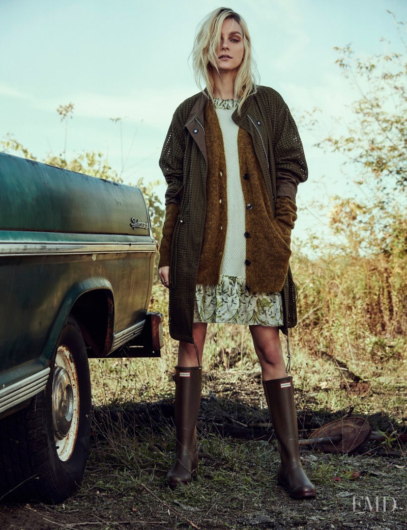 Jessica Stam featured in The Country Club, December 2015