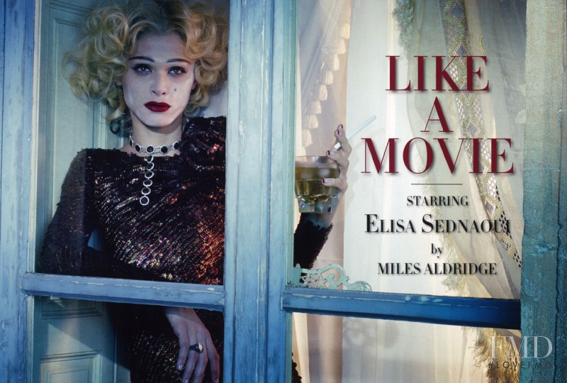 Elisa Sednaoui featured in Like A Movie, September 2011