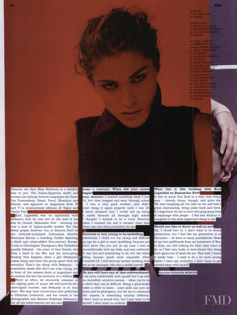 Elisa Sednaoui featured in Modify, October 2010