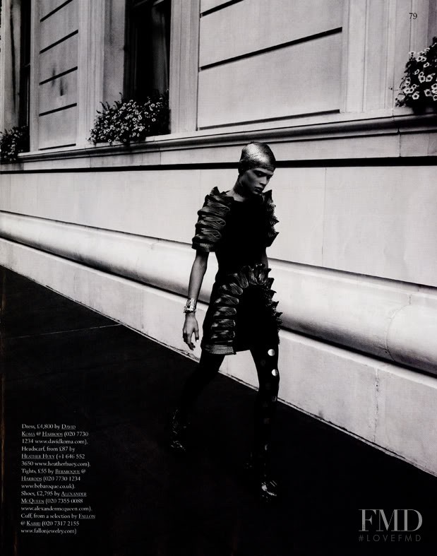 Elisa Sednaoui featured in Walk like an Egyptian, September 2010