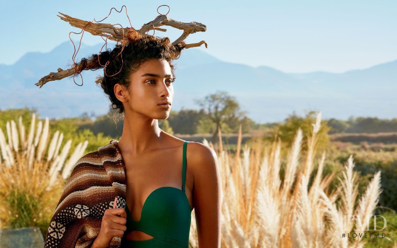 Imaan Hammam featured in Desert Calm, January 2016