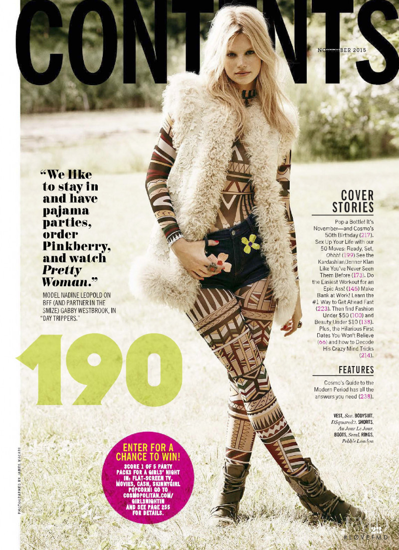 Nadine Leopold featured in DAY TRIPPERS, November 2015