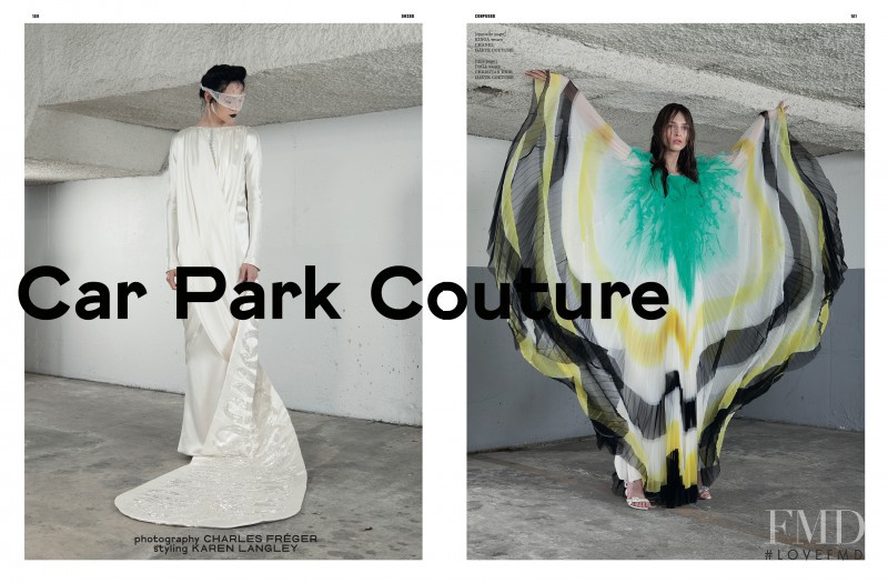 Kinga Rajzak featured in Car Park Couture, November 2011