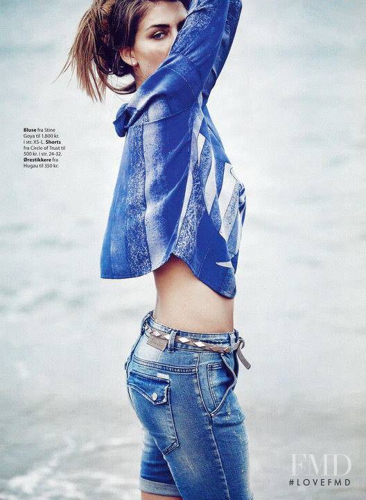 Adriana Novakov featured in Blue & Denim, July 2014