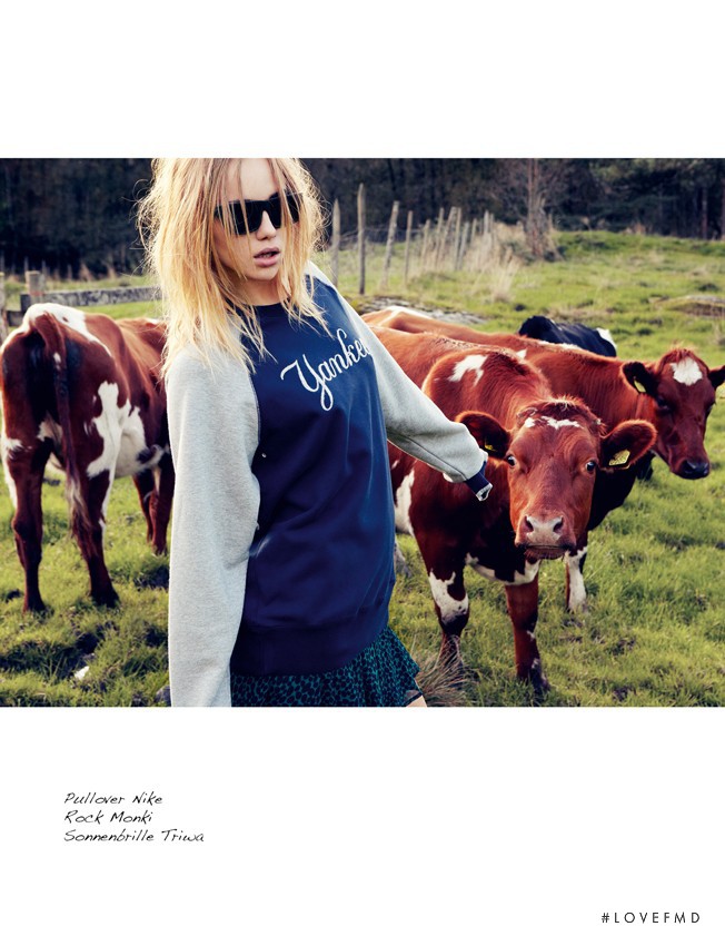 Suki Alice Waterhouse featured in I Love Cows, September 2011