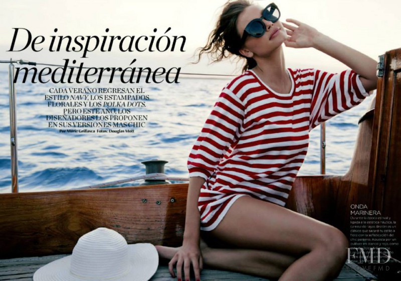 Kristina Peric featured in De inspiracion mediterranea, July 2015