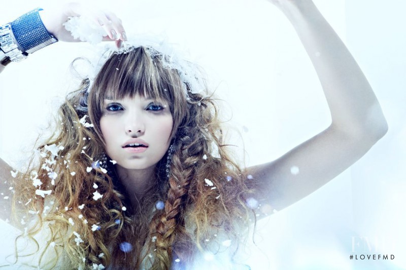 Asia Papkova featured in  A Perfect Winter, November 2011