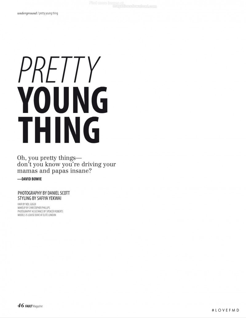 Pretty Young Thing, February 2014