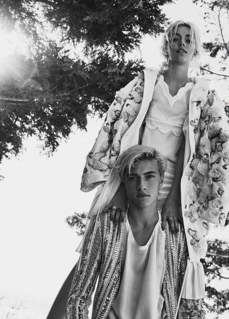 Lucky Blue Smith featured in Blue Crush, January 2016