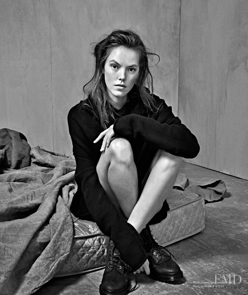 Sarah Taylor featured in Model Behaviour, December 2015