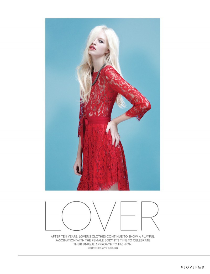 Krystal Glynn featured in Lover, September 2011