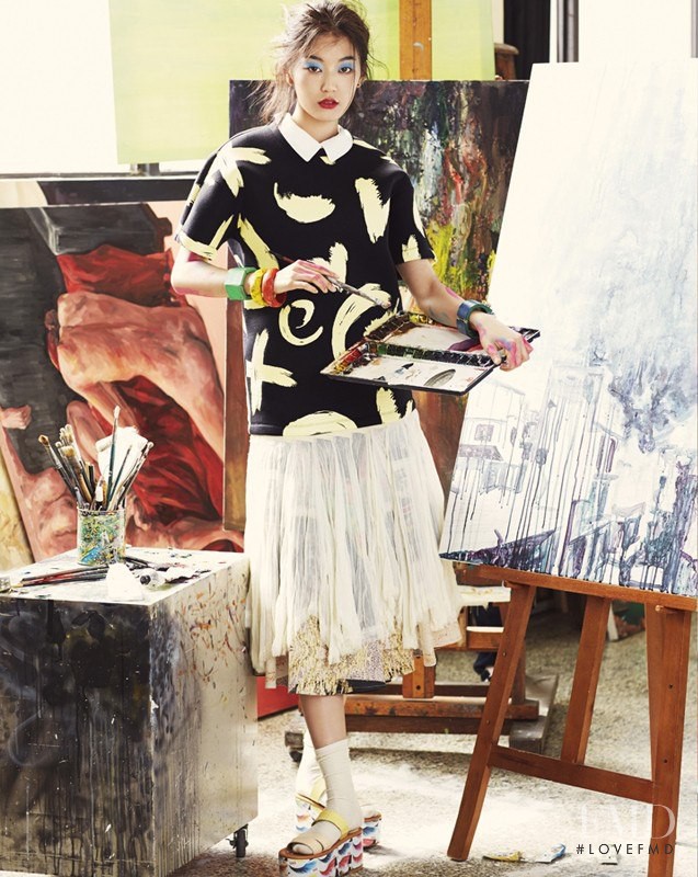 Hyun Ji Shin featured in Girls of Art School, May 2014
