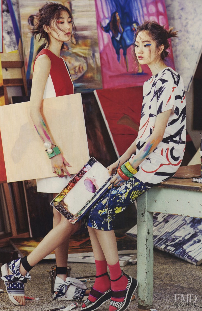 Hyun Ji Shin featured in Girls of Art School, May 2014