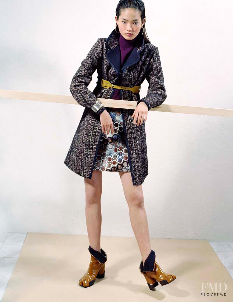 Hyun Ji Shin featured in Winter Coats AW2014, November 2014