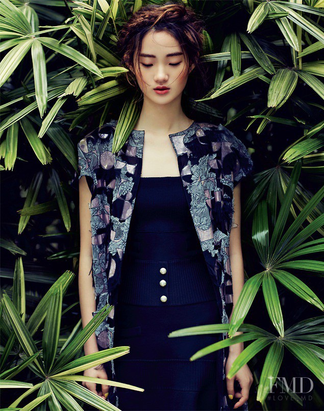 Hyun Ji Shin featured in Tropical Paradise, June 2014