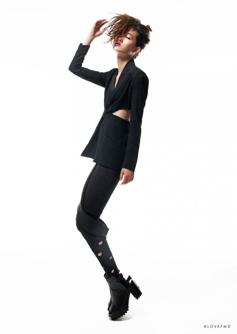 Hyun Ji Shin featured in Monochrome, July 2014