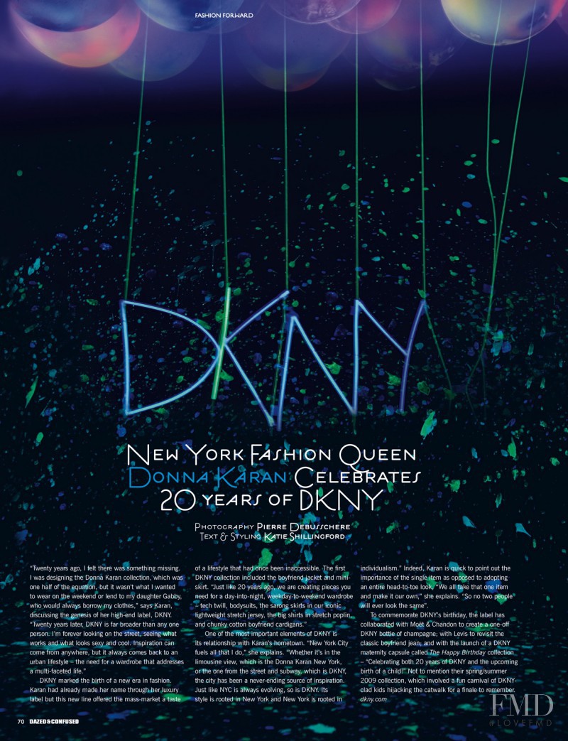 New York Fashion Queen Donna Karan Celebrates 20 years of DKNY, February 2009