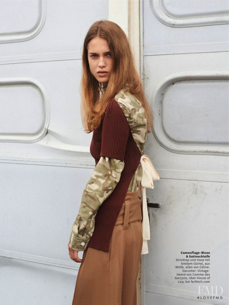 Julia Jamin featured in Army Shop, December 2015