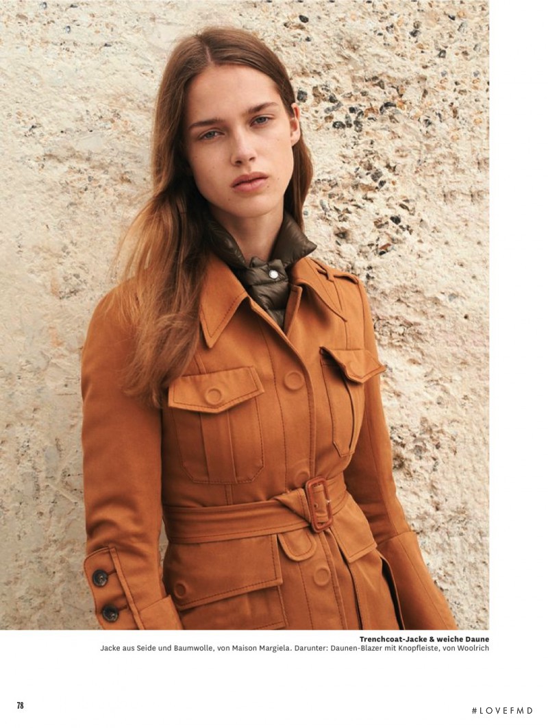 Julia Jamin featured in Army Shop, December 2015