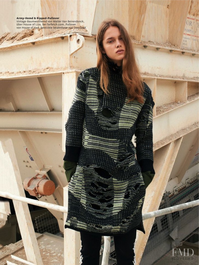 Julia Jamin featured in Army Shop, December 2015