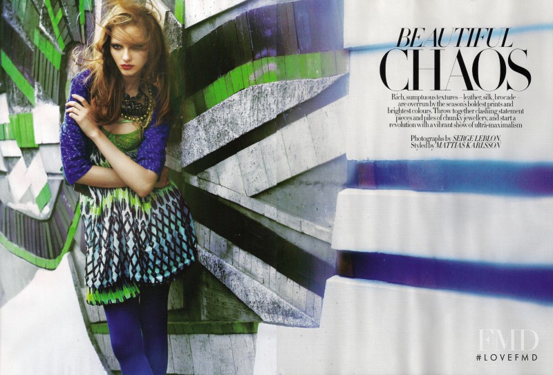 Anya Kazakova featured in Beautiful Chaos, April 2010