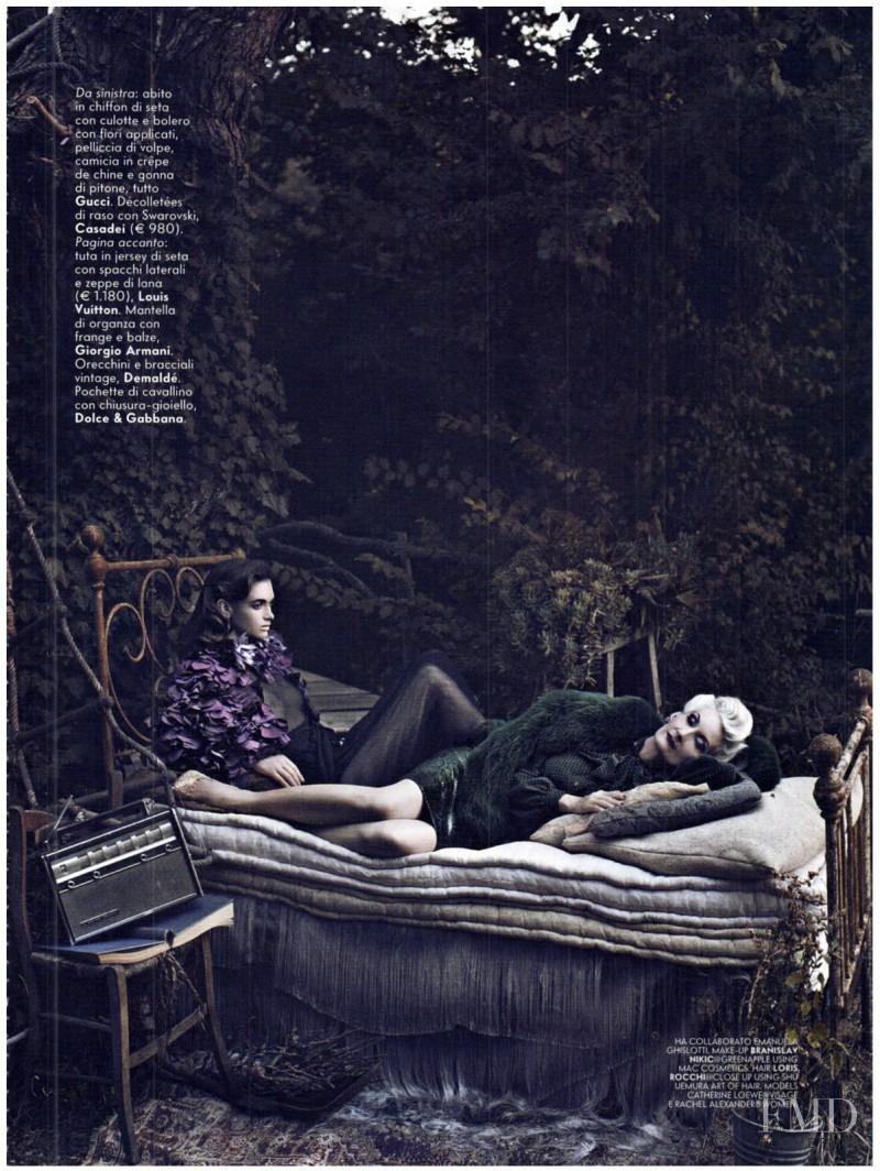 Catherine Loewe featured in Le freak c\'est chic, October 2011