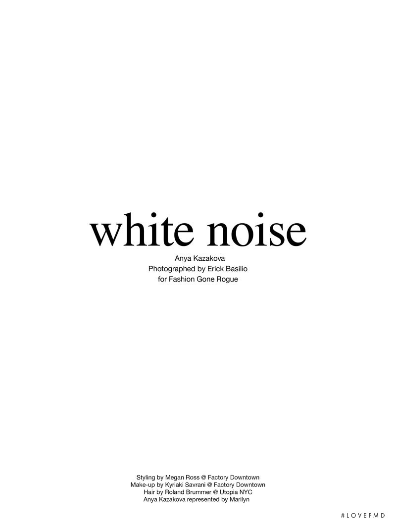 white noise, May 2011