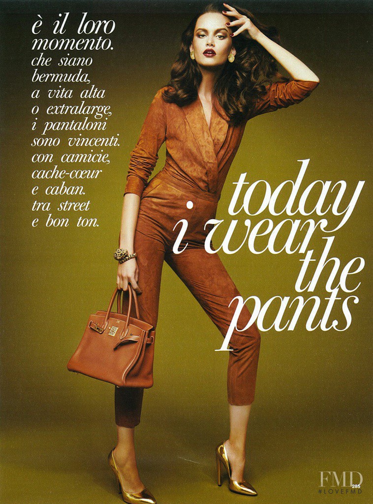 Barbara Istvanova featured in Today I Wear The Pants, April 2011