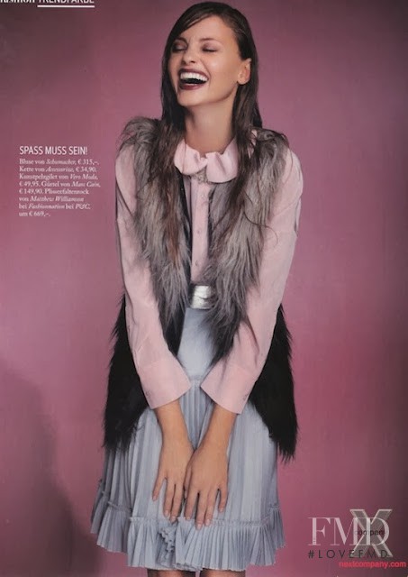 Barbara Istvanova featured in Mädchen mögen Rosa, October 2013