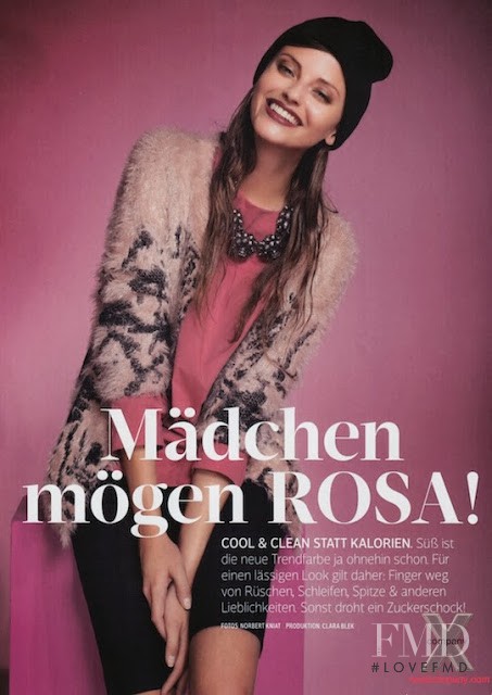 Barbara Istvanova featured in Mädchen mögen Rosa, October 2013