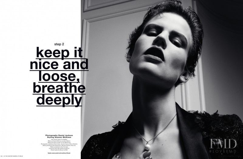 Saskia de Brauw featured in Keep It Nice, December 2011