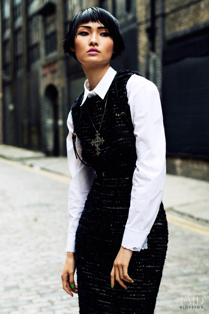 Xiao Wang featured in Prim & Proper, November 2011