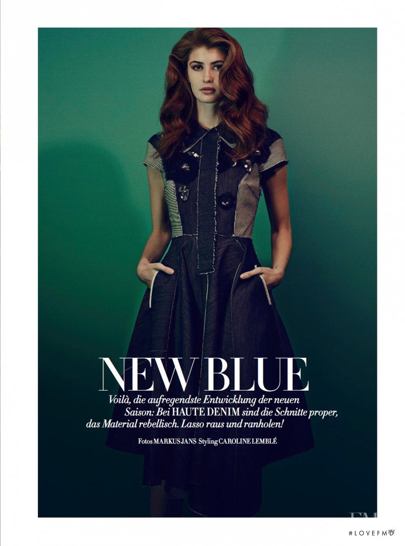 Augusta Beyer Larsen featured in New Blue, February 2015