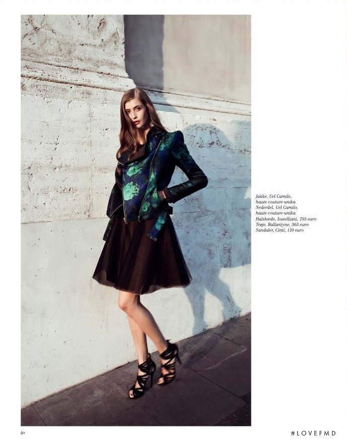 Augusta Beyer Larsen featured in The Young Lady, October 2014