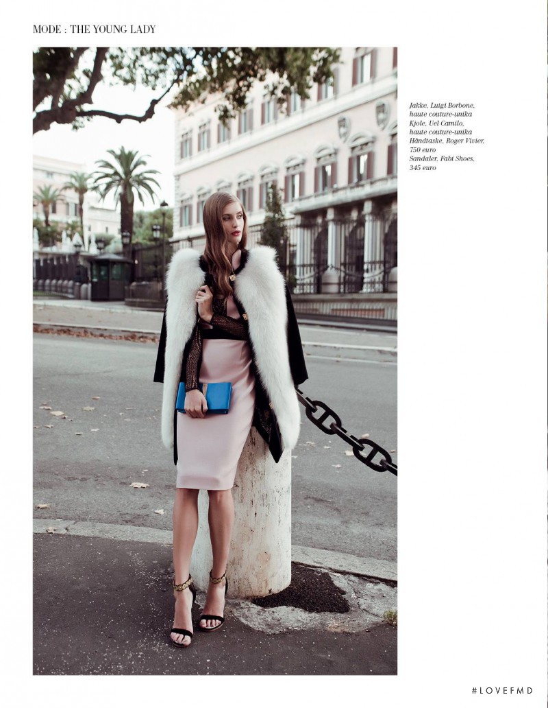 Augusta Beyer Larsen featured in The Young Lady, October 2014