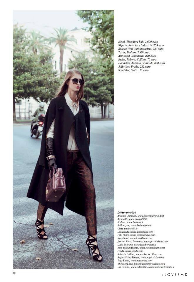 Augusta Beyer Larsen featured in The Young Lady, October 2014