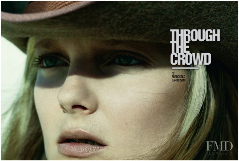 Eniko Mihalik featured in Through the Crowd, December 2011