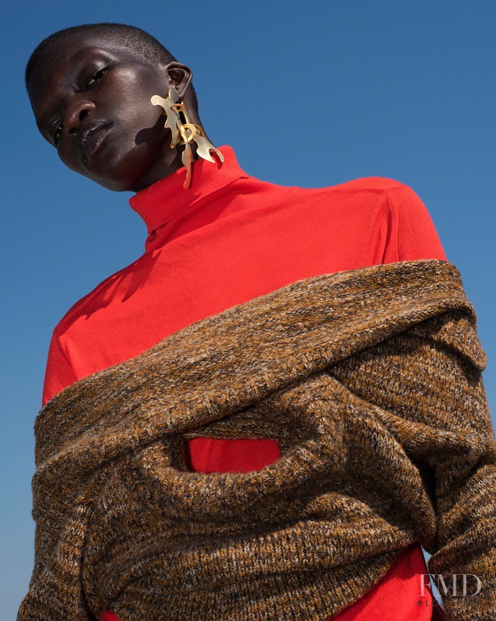 Achok Majak featured in Fashion shoot: how to be a bright spark this autumn – in pictures, August 2015