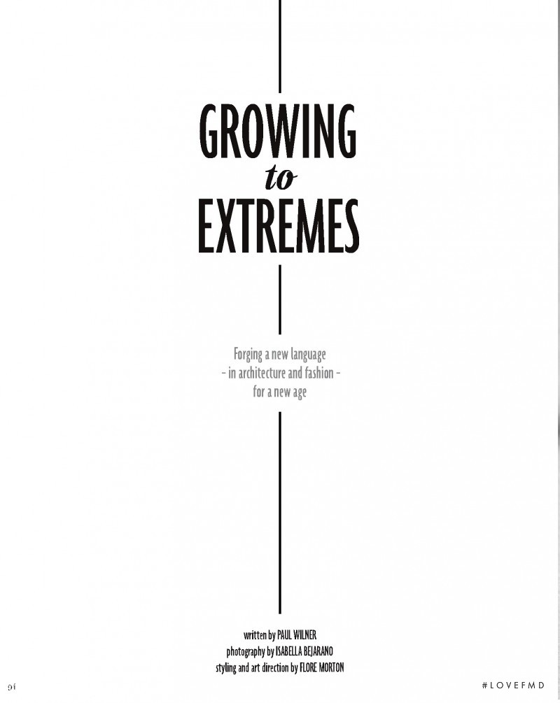 Growing to Extremes, September 2014