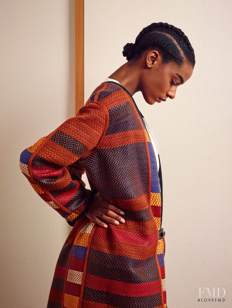 Karly Loyce featured in Hermes, May 2015