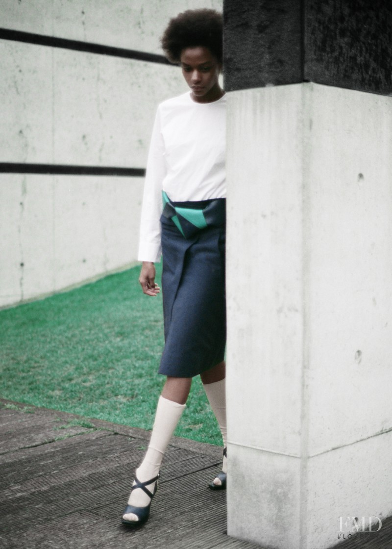 Karly Loyce featured in Jil Sander, June 2015