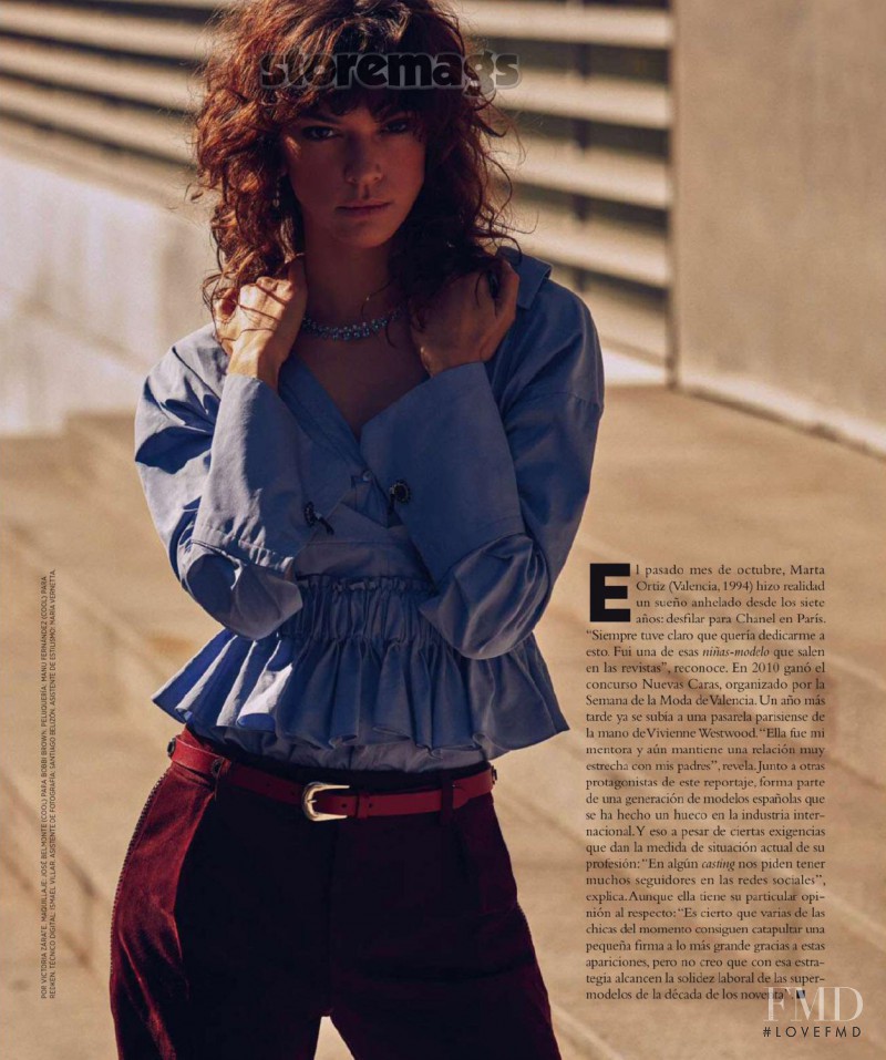 Marta Ortiz featured in Cita con las Modelos, January 2016