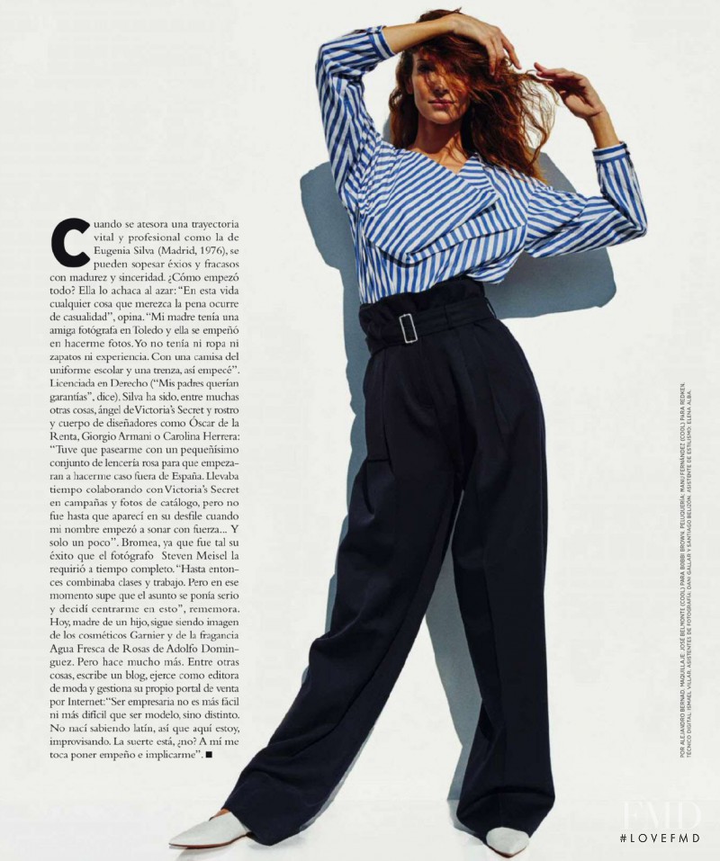 Eugenia Silva featured in Cita con las Modelos, January 2016
